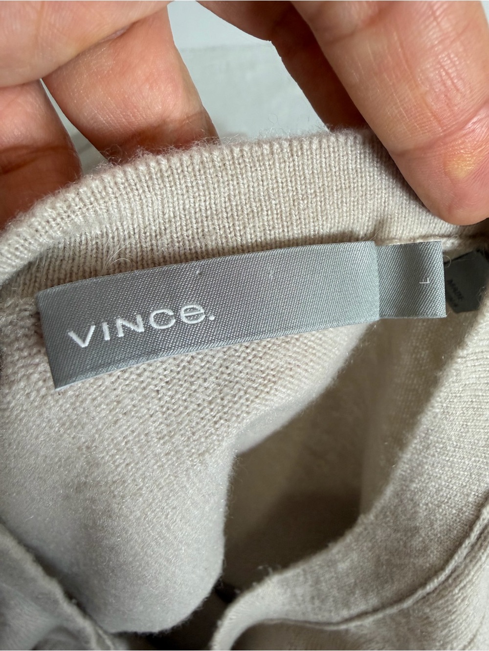 Vince Cashmere Crewneck Sweater Size L - Picture 10 of 14